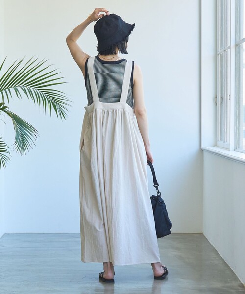 coen（コーエン）の「キャンバスフリンジバケットハット（ハット・レディース・オフホワイト/ブラック・FREE）」の13枚目の写真