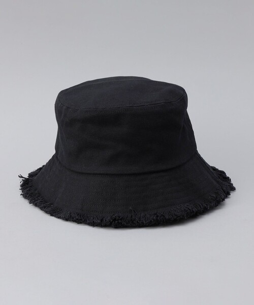 coen（コーエン）の「キャンバスフリンジバケットハット（ハット・レディース・オフホワイト/ブラック・FREE）」の14枚目の写真