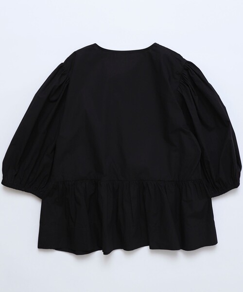 新品未着用　GANNI ガニーペプラムブラウス　Sサイズ GANNI(ガニー)｜Printed Cotton ペプラム ブラウス/マルチカラー