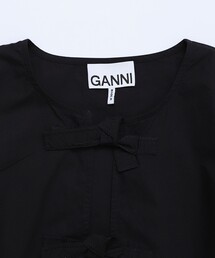 GANNI（ガニー）の「GANNI/ガニー COTTON POPLIN PEPLUM BLOUCE