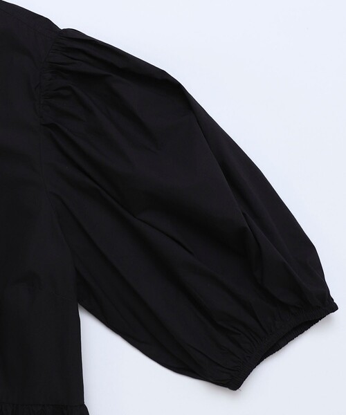 GANNI ガニー　コットンシャツ　ブラック 楽天市場】GANNI ガニー ブラウス Cotton Poplin Peplum Blouse