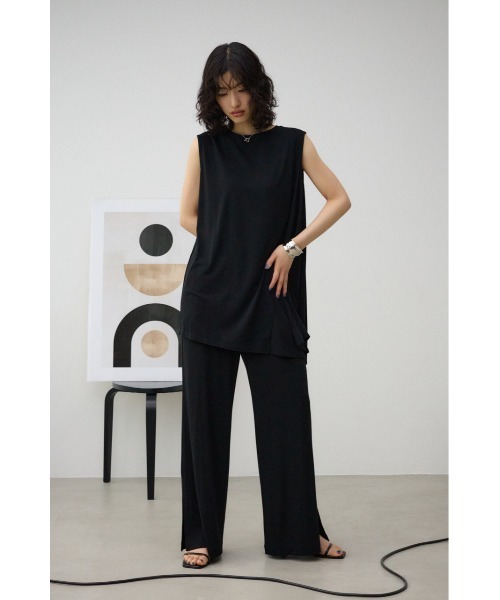 セール】T/Fクリーンクールサイドスリットパンツ（スウェット