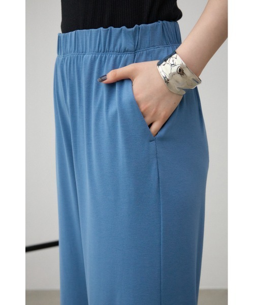 AZUL by moussy(アズールバイマウジー)の「T/Fクリーンクールサイドスリットパンツ(スウェットパンツ・レディース・ライトグレー/ブルー/ブラック・SMALL/MEDIUM)」の12枚目の写真