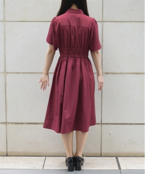 axes femme(アクシーズファム)の「チェーン付ハイウエストワンピース(ワンピース・レディース・レッド/ブラック/ブルーグリーン・FREE)」の7枚目の写真