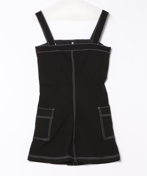 3.3 Field Trip （3.3フィールドトリップ）の「3.3 Field Trip／ボタンデニムワンピース（ワンピース・レディース・ブラック・LARGE/MEDIUM）」の9枚目の写真