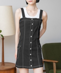 3.3 Field Trip  | 3.3 Field Trip／ボタンデニムワンピース(ワンピース)