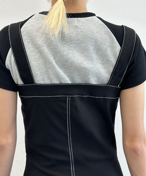 3.3 Field Trip （3.3フィールドトリップ）の「3.3 Field Trip／ボタンデニムワンピース（ワンピース・レディース・ブラック・LARGE/MEDIUM）」の15枚目の写真