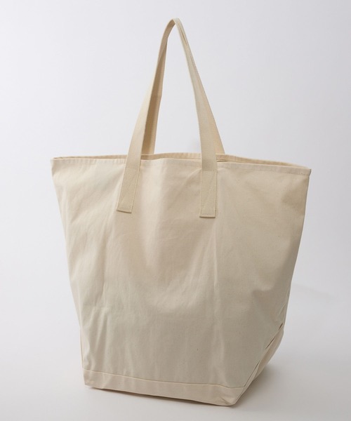 PARROTT CANVAS（パロットキャンバス）の「【PARROTT CANVAS】キャンバストート（トートバッグ・レディース・オフホワイト/ボルドー・フリー）」の4枚目の写真