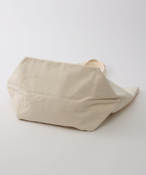 PARROTT CANVAS（パロットキャンバス）の「【PARROTT CANVAS】キャンバストート（トートバッグ・レディース・オフホワイト/ボルドー・フリー）」の5枚目の写真