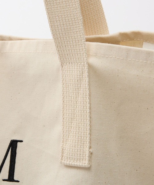 PARROTT CANVAS（パロットキャンバス）の「【PARROTT CANVAS】キャンバストート（トートバッグ・レディース・オフホワイト/ボルドー・フリー）」の7枚目の写真