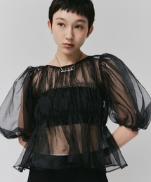 led.tokyo | 【led.tokyo】シフォンギャザーブラウス(シャツ/ブラウス)
