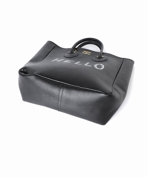 FRAMeWORK（フレームワーク）の「≪追加≫YOUNG&OLSEN 別注ストラップ付きHELLOバッグ2（ショルダーバッグ・レディース・ブラック/ホワイト・FREE）」の16枚目の写真