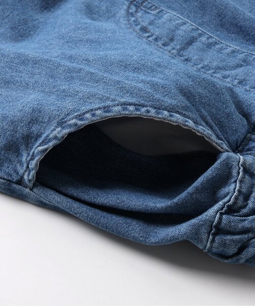 algy（アルジー）の「【上下セット】ドッキング風肩あきT&カーゴパンツセット（セットアップ・キッズ・ブラック/インディゴブルー・XX-SMALL/X-SMALL/SMALL/MEDIUM）」の6枚目の写真