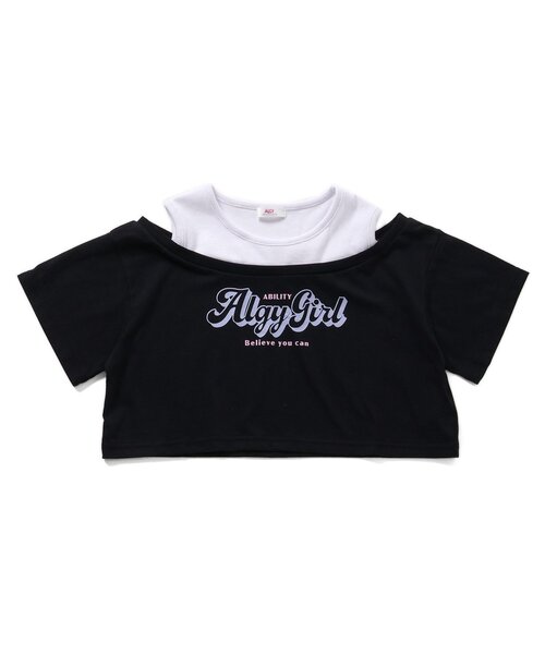 algy（アルジー）の「【上下セット】ドッキング風肩あきT&カーゴパンツセット（セットアップ・キッズ・ブラック/インディゴブルー・XX-SMALL/X-SMALL/SMALL/MEDIUM）」の12枚目の写真