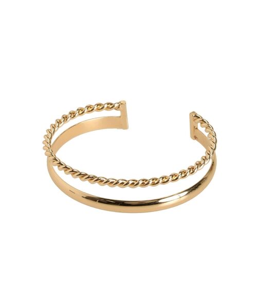 MERCURYDUO(マーキュリーデュオ)の「ゴールドミックスラインバングル(バングル/リストバンド・レディース・ゴールド・FREE)」の8枚目の写真