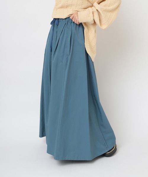 セール】G1073 コットンナイロンのプルオンロングスカート（スカート
