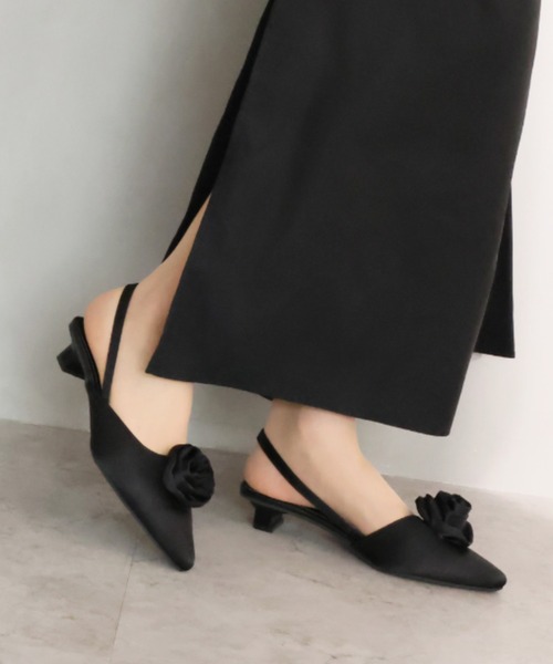 VIVIAN（ヴィヴィアン）の「ポインテッドトゥローズスリングバックパンプス（パンプス・レディース・シルバー/グリーン/ブラック・LL/S/M/L）」の15枚目の写真