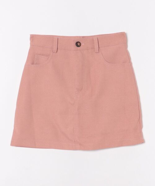 Mayree（メイリー）の「【URGE：】 台形カラー ハイウエスト ミニスカート スカパン（スカート・レディース・ブラック/ピンク・SMALL/MEDIUM/LARGE/X-LARGE）」の4枚目の写真