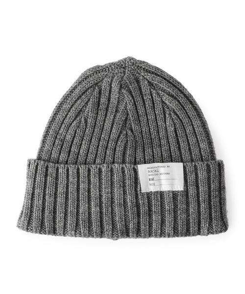 RACAL（ラカル）の「＜Racal＞STANDARD KNIT CAP 15FW/ニット帽◆（ニットキャップ/ビーニー・メンズ・オリーブ/ネイビー/ブラック/グレー/ブラウン/レッド・ONE）」の2枚目の写真