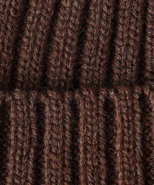 RACAL（ラカル）の「＜Racal＞STANDARD KNIT CAP 15FW/ニット帽◆（ニットキャップ/ビーニー・メンズ・オリーブ/ネイビー/ブラック/グレー/ブラウン/レッド・ONE）」の8枚目の写真