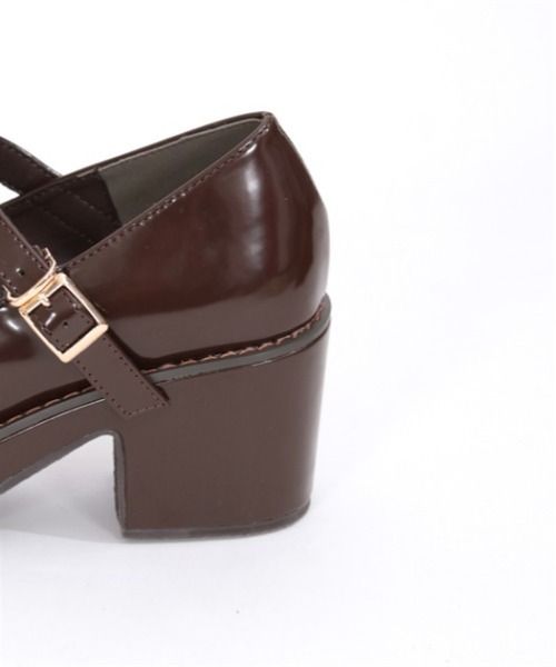 axes femme POETIQUE（アクシーズファムポエティック）の「リボン金具ローファー（ローファー・レディース・ブラウン/ブラック・MEDIUM/LARGE）」の6枚目の写真