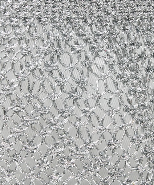 collex（コレックス）の「【ANANS】　SMALL マクラメ メタリック トートバッグ（かごバッグ・レディース・シルバー/ゴールド/ブラック・フリー）」の13枚目の写真