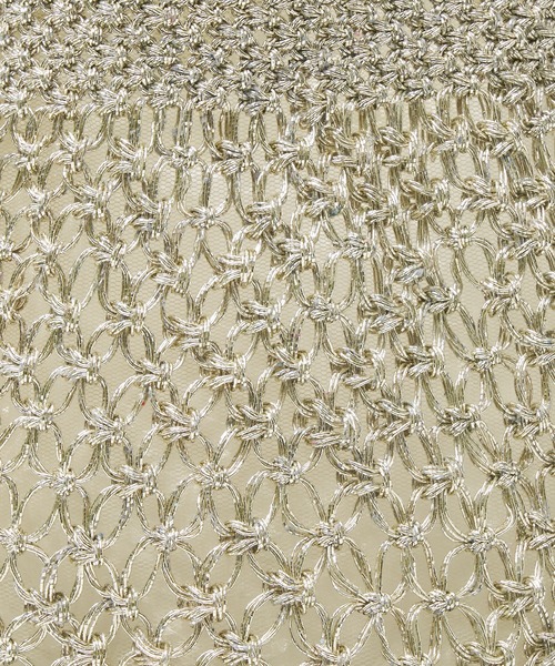 collex（コレックス）の「【ANANS】　SMALL マクラメ メタリック トートバッグ（かごバッグ・レディース・シルバー/ゴールド/ブラック・フリー）」の12枚目の写真