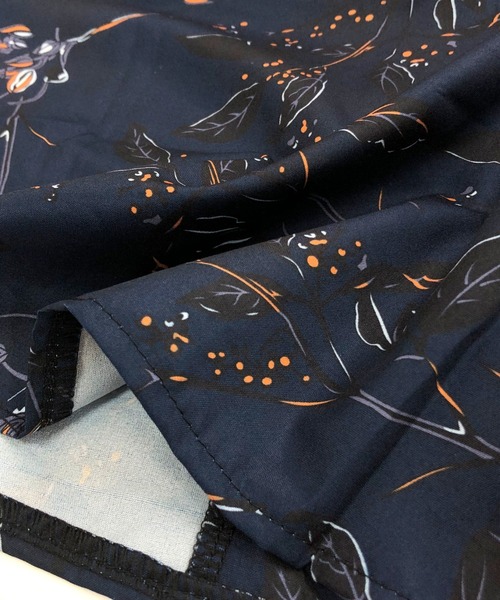 SHEENA（シーナ）の「ボタニカル柄オープンカラーシャツ（シャツ/ブラウス・レディース・ネイビー・M）」の22枚目の写真