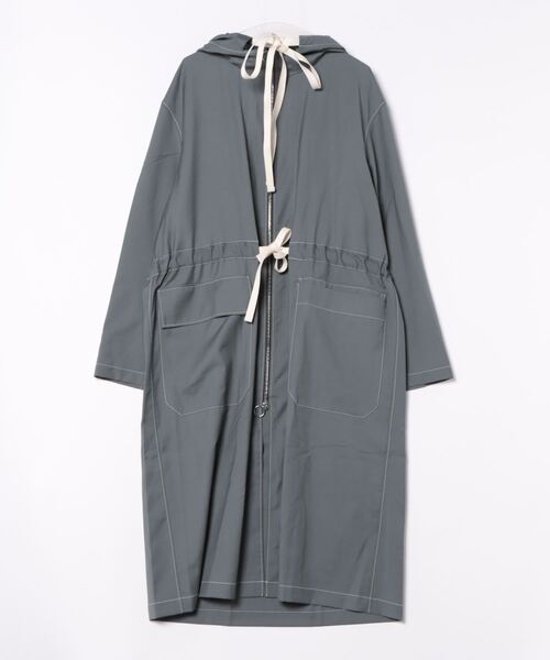 L.H.P(エルエイチピー)の「UNIFORME/ユニフォーム/HOODED COOL WOOL PARKA(その他アウター・メンズ・チャコールグレー・46)」の1枚目の写真