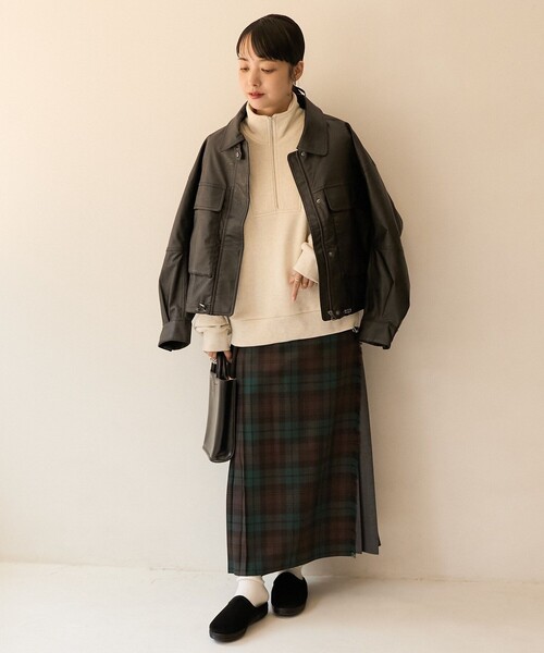 FREAK'S STORE(フリークスストア)の「Alberola × FREAK'S STORE/アルベローラ 別注 ムートンシューズ/スリッポン(スリッポン・レディース・ベージュ/ブラック・38/37/36)」の4枚目の写真