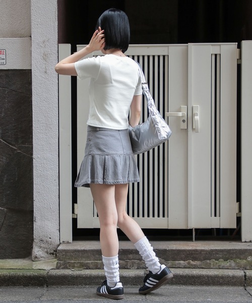 3.3 Field Trip （3.3フィールドトリップ）の「3.3 Field Trip／シシュウロゴリブT（Tシャツ/カットソー・レディース・ホワイト/ブラック・FREE）」の10枚目の写真