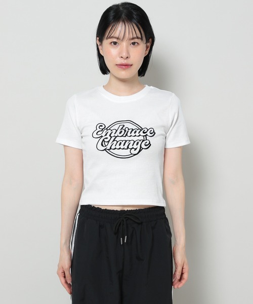 3.3 Field Trip （3.3フィールドトリップ）の「3.3 Field Trip／シシュウロゴリブT（Tシャツ/カットソー・レディース・ホワイト/ブラック・FREE）」の14枚目の写真