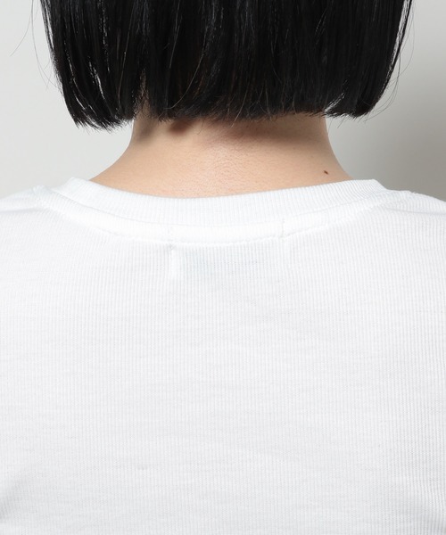 3.3 Field Trip （3.3フィールドトリップ）の「3.3 Field Trip／シシュウロゴリブT（Tシャツ/カットソー・レディース・ホワイト/ブラック・FREE）」の17枚目の写真