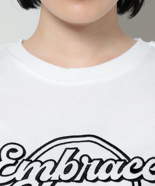 3.3 Field Trip （3.3フィールドトリップ）の「3.3 Field Trip／シシュウロゴリブT（Tシャツ/カットソー・レディース・ホワイト/ブラック・FREE）」の18枚目の写真