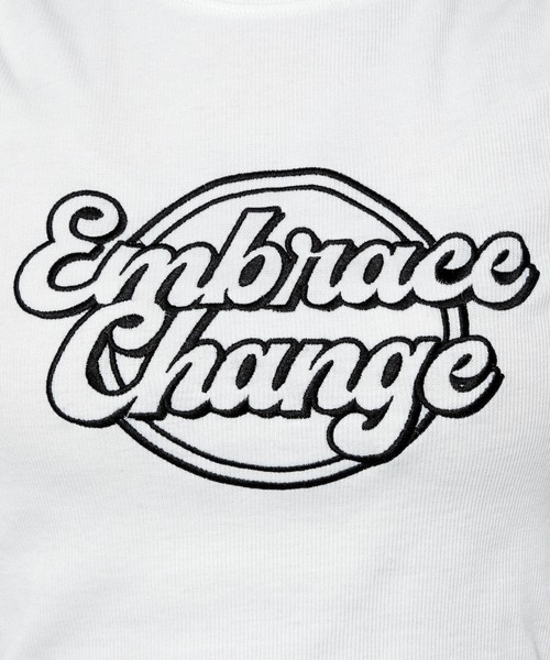 3.3 Field Trip （3.3フィールドトリップ）の「3.3 Field Trip／シシュウロゴリブT（Tシャツ/カットソー・レディース・ホワイト/ブラック・FREE）」の21枚目の写真