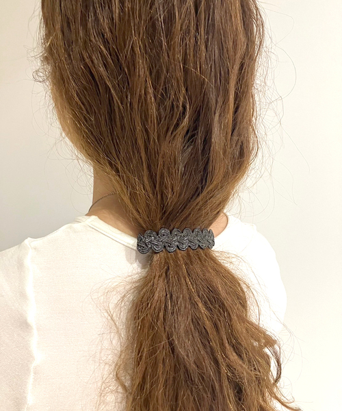 EDIT. FOR LULU（エディットフォールル）の「《追加3》レースバレッタ（バレッタ/ヘアクリップ・レディース・ブラウン/ブラック・38）」の9枚目の写真