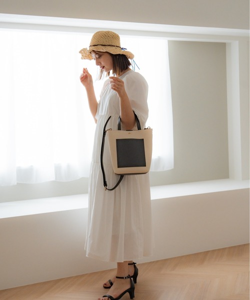 Rename（リネーム）の「Rename 2way コンパクト ミニ トート ショルダーバッグ（ショルダーバッグ・レディース・スカイブルー/ブラック/シルバー/アイボリー系/ブラック×シルバー/モカ・FREE）」の22枚目の写真