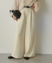 ワイドストレートパンツ
