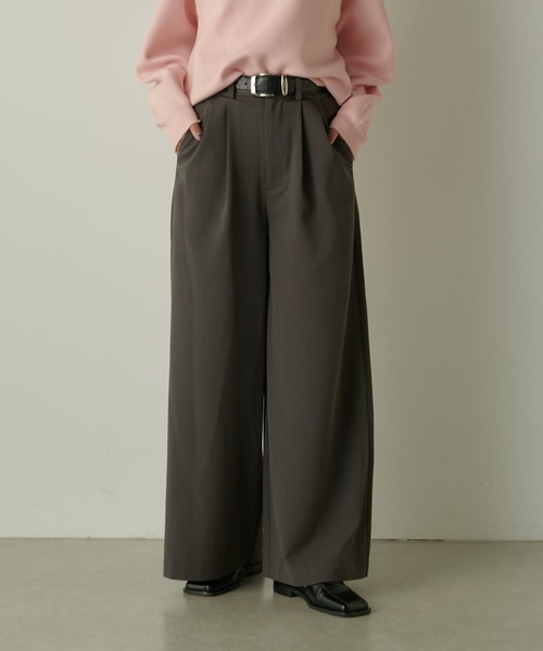 Lui's(ルイス)の「ワイドストレートパンツ(その他パンツ・レディース・オフホワイト/ブラック/グレー・36/38)」の21枚目の写真