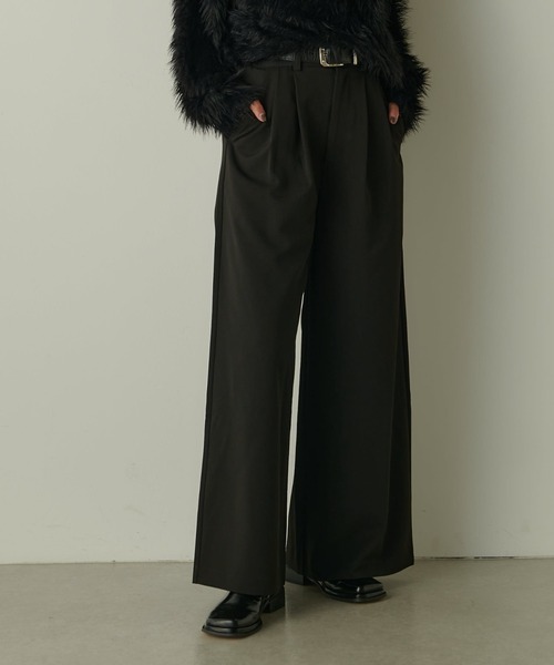 Lui's(ルイス)の「ワイドストレートパンツ(その他パンツ・レディース・オフホワイト/ブラック/グレー・36/38)」の10枚目の写真