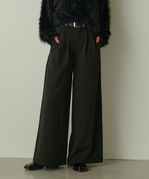 Lui's(ルイス)の「ワイドストレートパンツ(その他パンツ・レディース・オフホワイト/ブラック/グレー・36/38)」の12枚目の写真