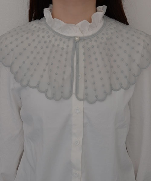 HOBBS LONDON♦ロイス刺繍ドレス LFC -Lowry Family Collection- │ ナチュラルターコイズ