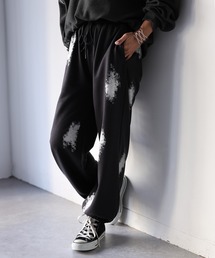 Riberry | 箔プリントスウェットパンツ(スウェットパンツ)