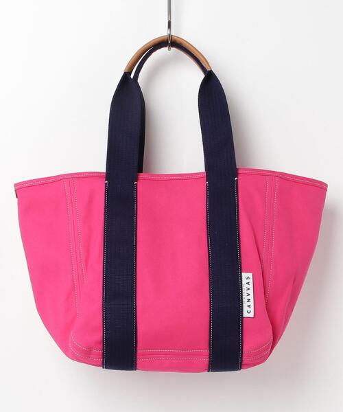 MAISON CANVVAS（メゾンキャンバス）の「MAISON CANVVAS/メゾン キャンバス/CANVAS TOTE/M（トートバッグ・レディース・ブラック/ブラック系その他/グレー/ブルー/イエロー/ネイビー/ブラウン/ブラウン系その他3/レッド/キャメル/ナチュラル/ピンク/モスグリーン・F）」の12枚目の写真