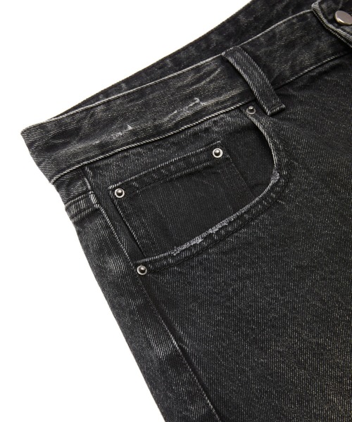 JNBY（ジェーエヌビーワイ）の「Vintage Wide-leg Jeans / ヴィンテージジーンズ（デニムパンツ・レディース・ブラック/グレー/ベージュ・34/36/38）」の14枚目の写真