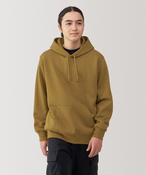 無印良品（ムジルシリョウヒン）の「紳士　スウェットプルパーカ（パーカー・メンズ・ネイビー/イエロー系/アイボリー/ブラック/ダークグリーン/グレー・XL/L/M/S）」の6枚目の写真