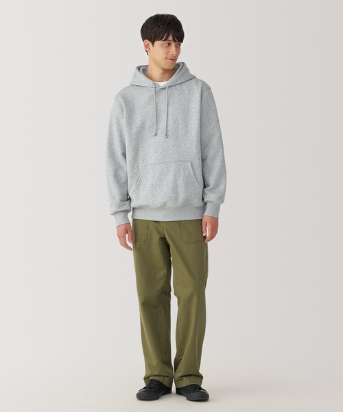 無印良品（ムジルシリョウヒン）の「紳士　スウェットプルパーカ（パーカー・メンズ・ネイビー/イエロー系/アイボリー/ブラック/ダークグリーン/グレー・XL/L/M/S）」の21枚目の写真