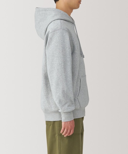 無印良品（ムジルシリョウヒン）の「紳士　スウェットプルパーカ（パーカー・メンズ・ネイビー/イエロー系/アイボリー/ブラック/ダークグリーン/グレー・XL/L/M/S）」の22枚目の写真