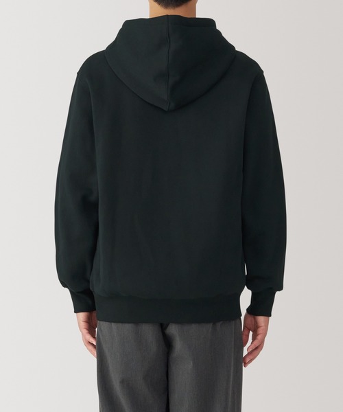 無印良品（ムジルシリョウヒン）の「紳士　スウェットプルパーカ（パーカー・メンズ・ネイビー/イエロー系/アイボリー/ブラック/ダークグリーン/グレー・XL/L/M/S）」の16枚目の写真