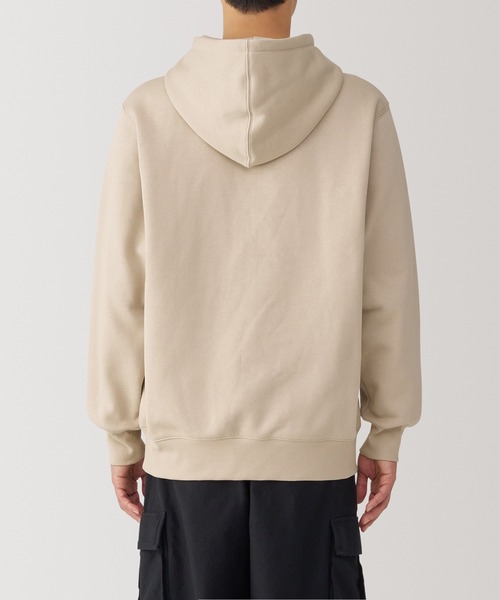 無印良品（ムジルシリョウヒン）の「紳士　スウェットプルパーカ（パーカー・メンズ・ネイビー/イエロー系/アイボリー/ブラック/ダークグリーン/グレー・XL/L/M/S）」の9枚目の写真